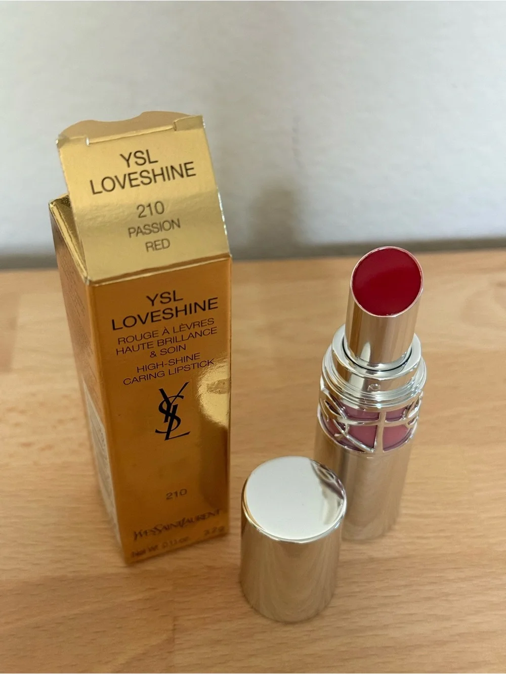 Yves Saint Laurent YSL LoveShine Lipstick 210 Passion Red